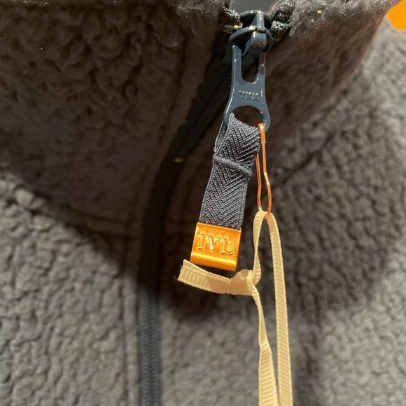 NWT IVL Keep It Toasty Polartec Half Zip Pullover Sherpa Fleece Jacket in Navy - Picture 4 of 12